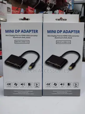 Mini Displayport to Hdmi/Vga Adapter 2 in 1 Converter Adapte