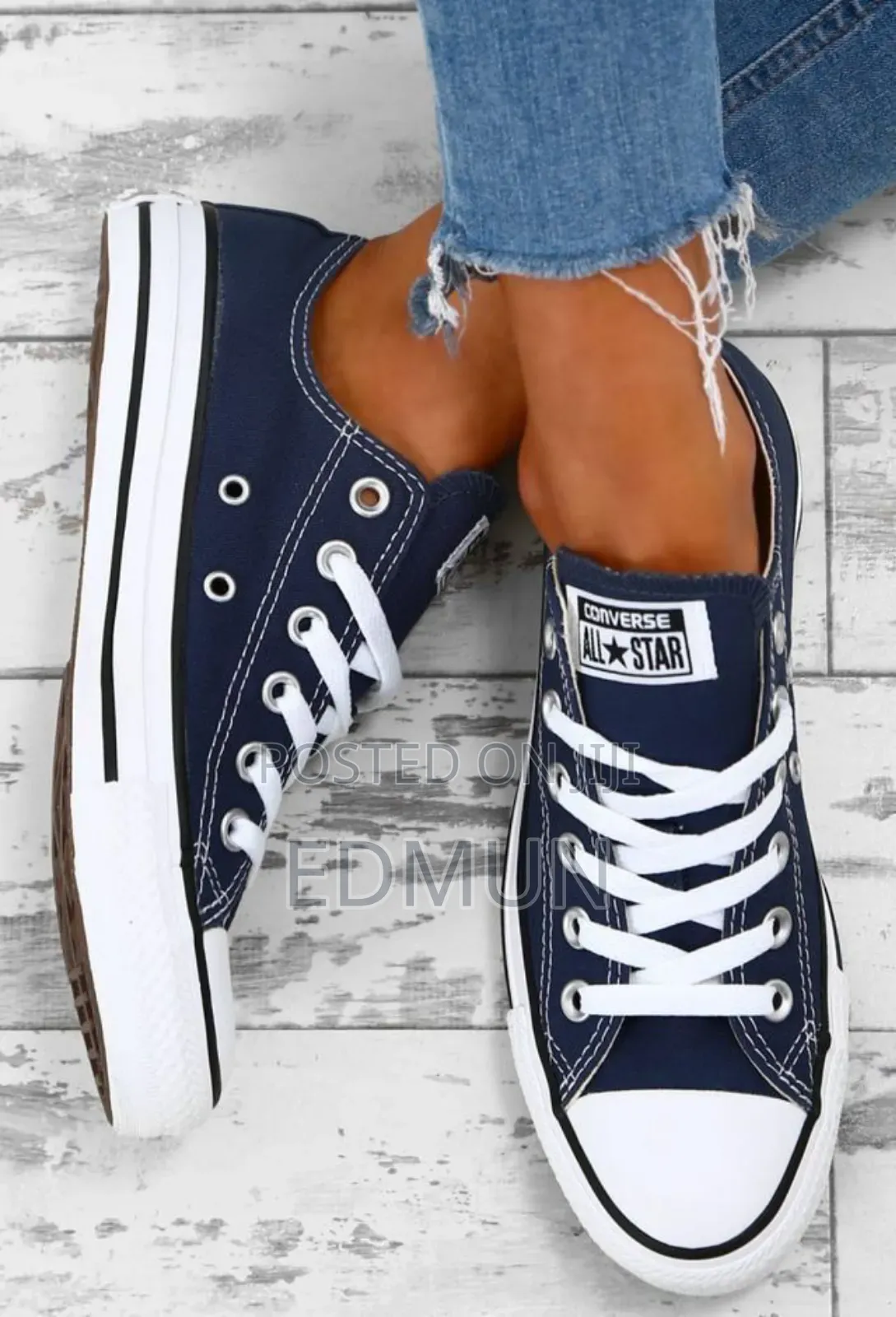 Navy Blue Converse