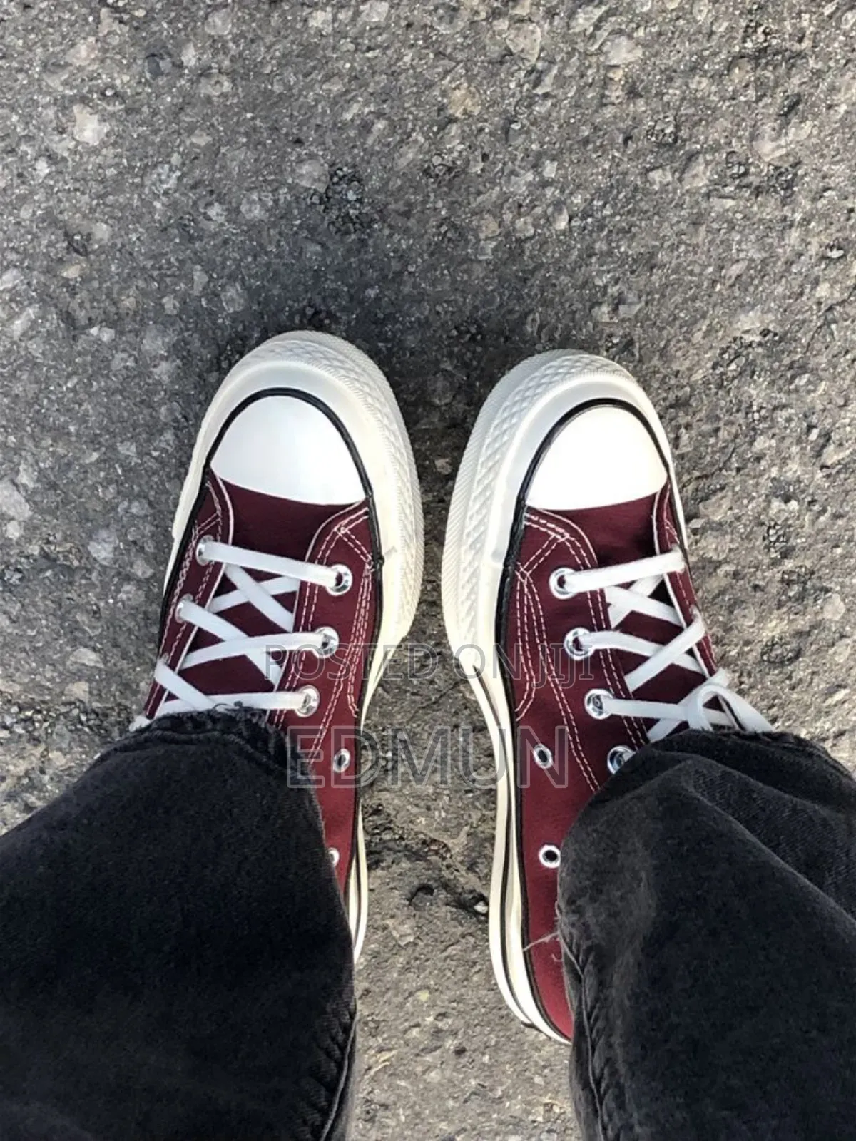 Maroon Converse