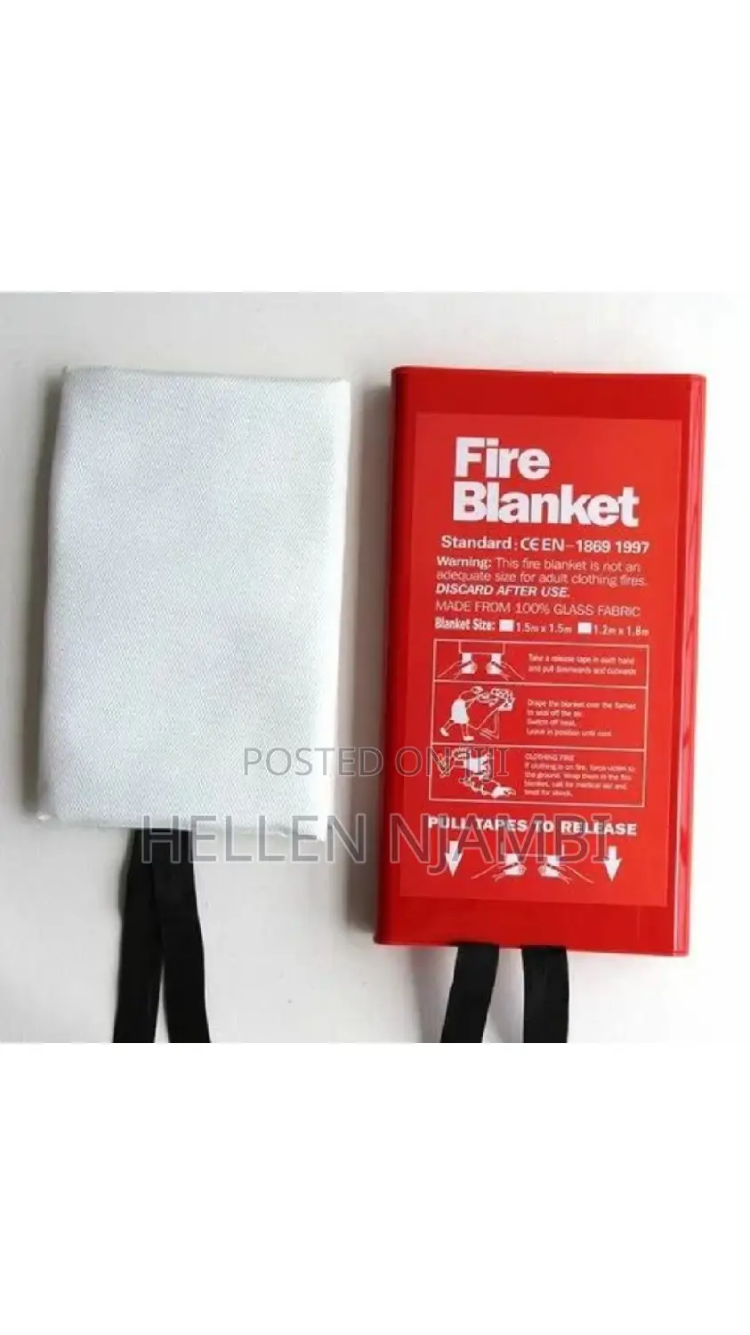 Fire Blanket 1.2m ×1.2m + Vat