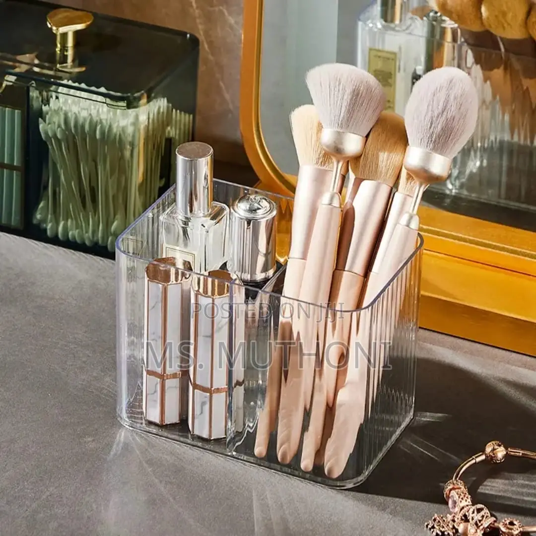 Transparent Acrylic Cotton Swab Storage Box