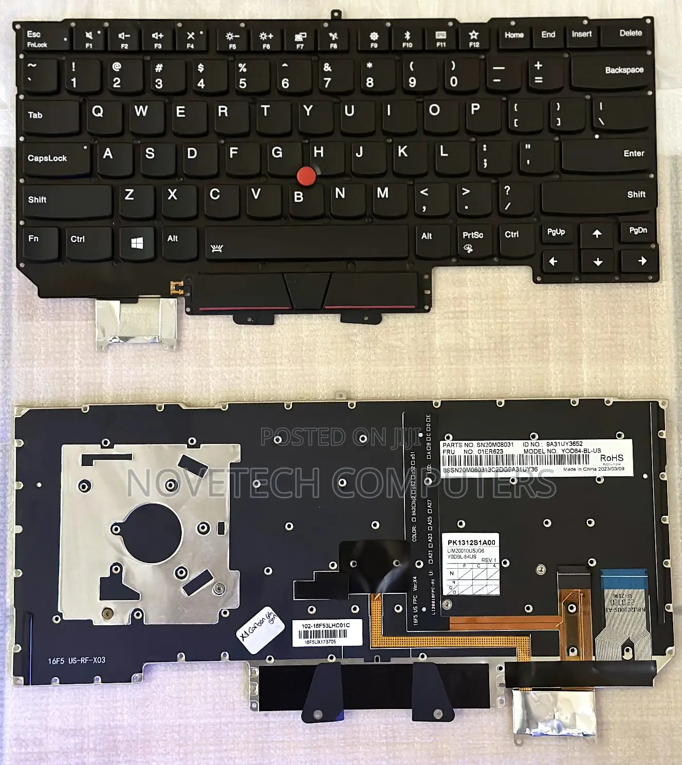 Lenovo Thinkpad X1 Carbon 6th Generation Laptop Keyboard