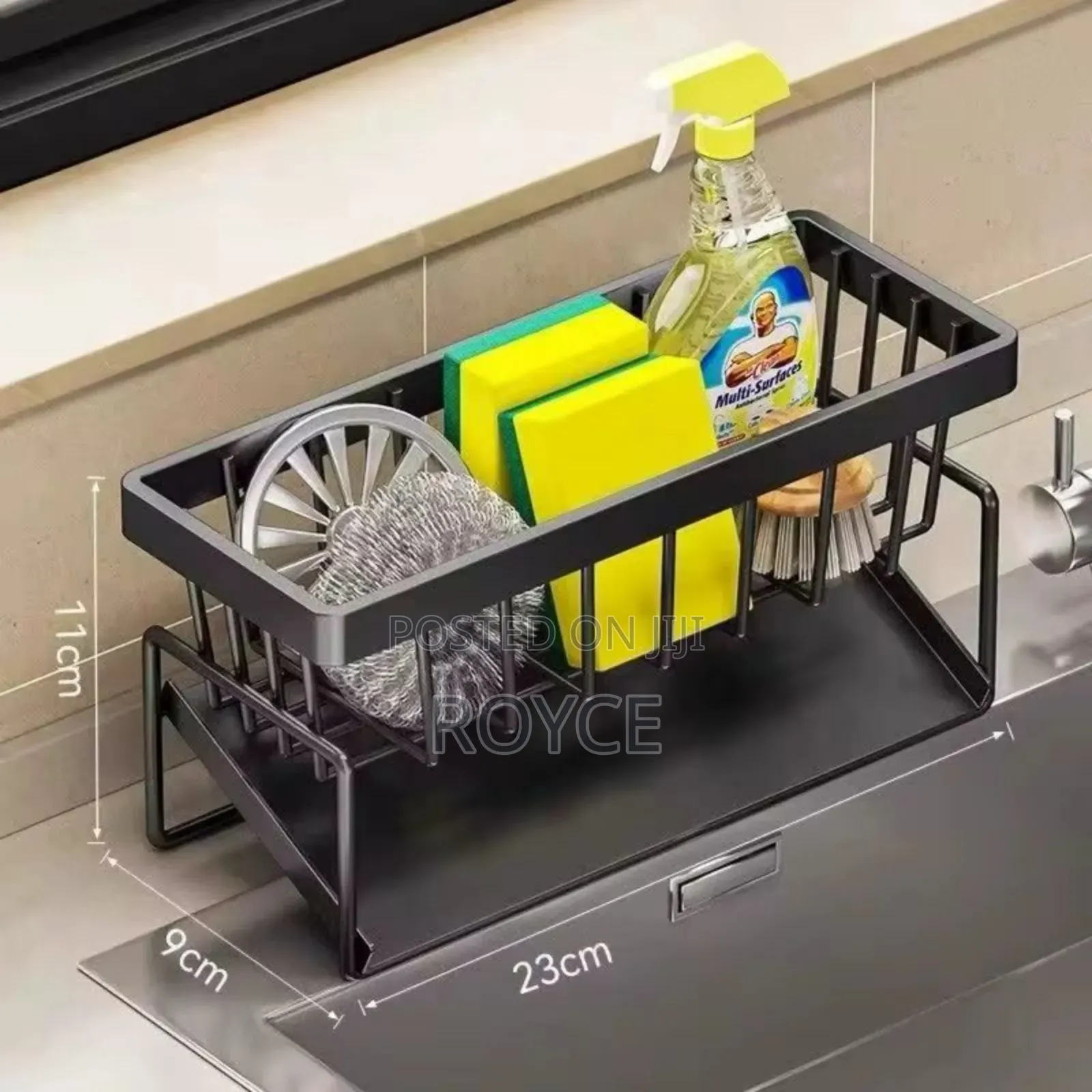 Sink Caddy With Water Draining Tray