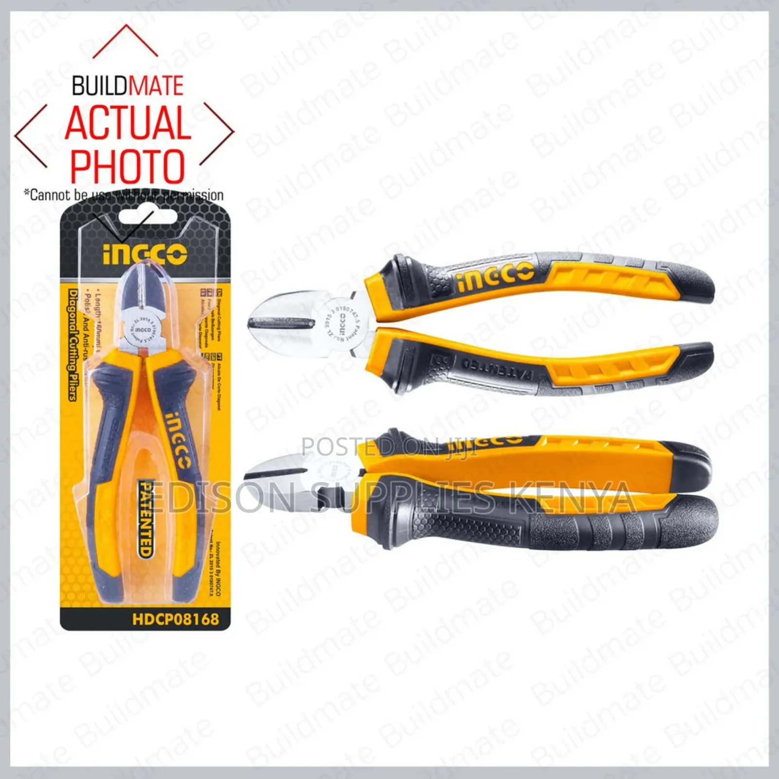 Ingco Diagonal Cutting Pliers 7" Cable Wire Cutting Pliers 7
