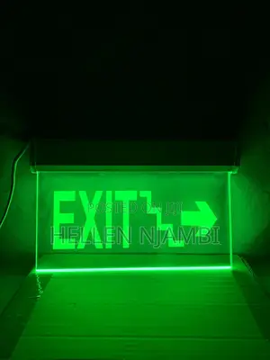Led Green Emergency Exit Sign