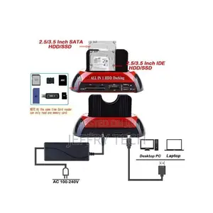 All in 1 HDD Docking Station Dual 2.5 3.5 Ide Sata External