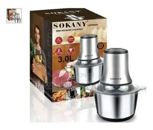 *Sokany 3ltrs Chopper Brand New