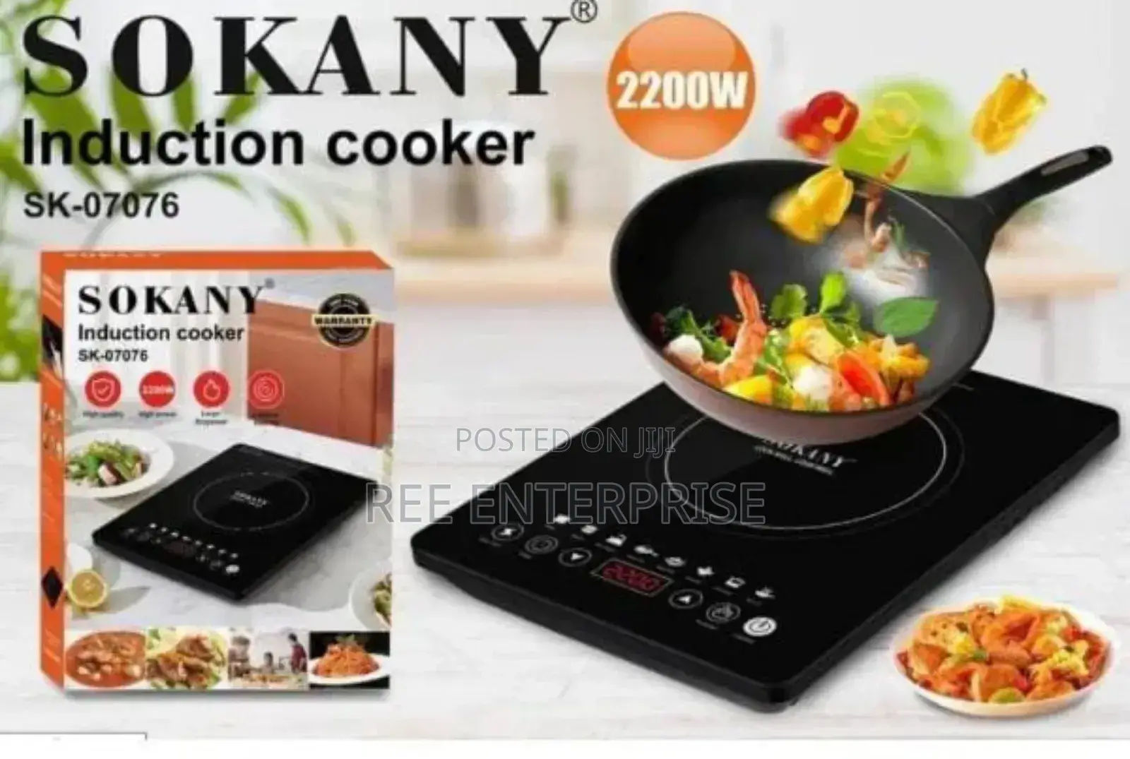 *Single Plate Induction Electric Cooker