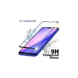 Shatterproof - Tempered Glass - Infinix Hot 8 Black Color Ve