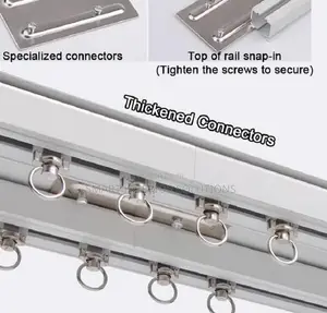 Sturdy and Durable Double Curtain Rails