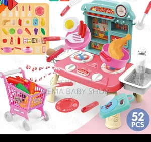 52pcs Mini Kitchen Toy Set