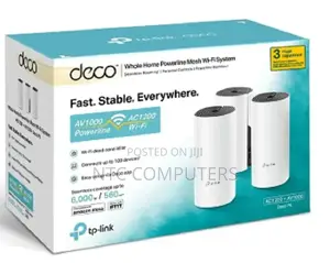 Tp-Link Deco P9(3-Pack) Ac1200 Whole Home Hybrid Mesh Wi-Fi