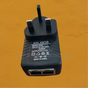 Easy Installation 24 Volts 1a Poe Injector Power Adapter