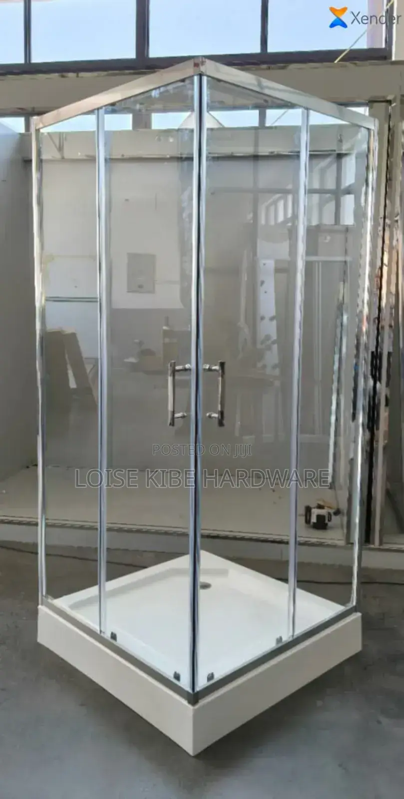 Clear Square Shape Shower Cubicle