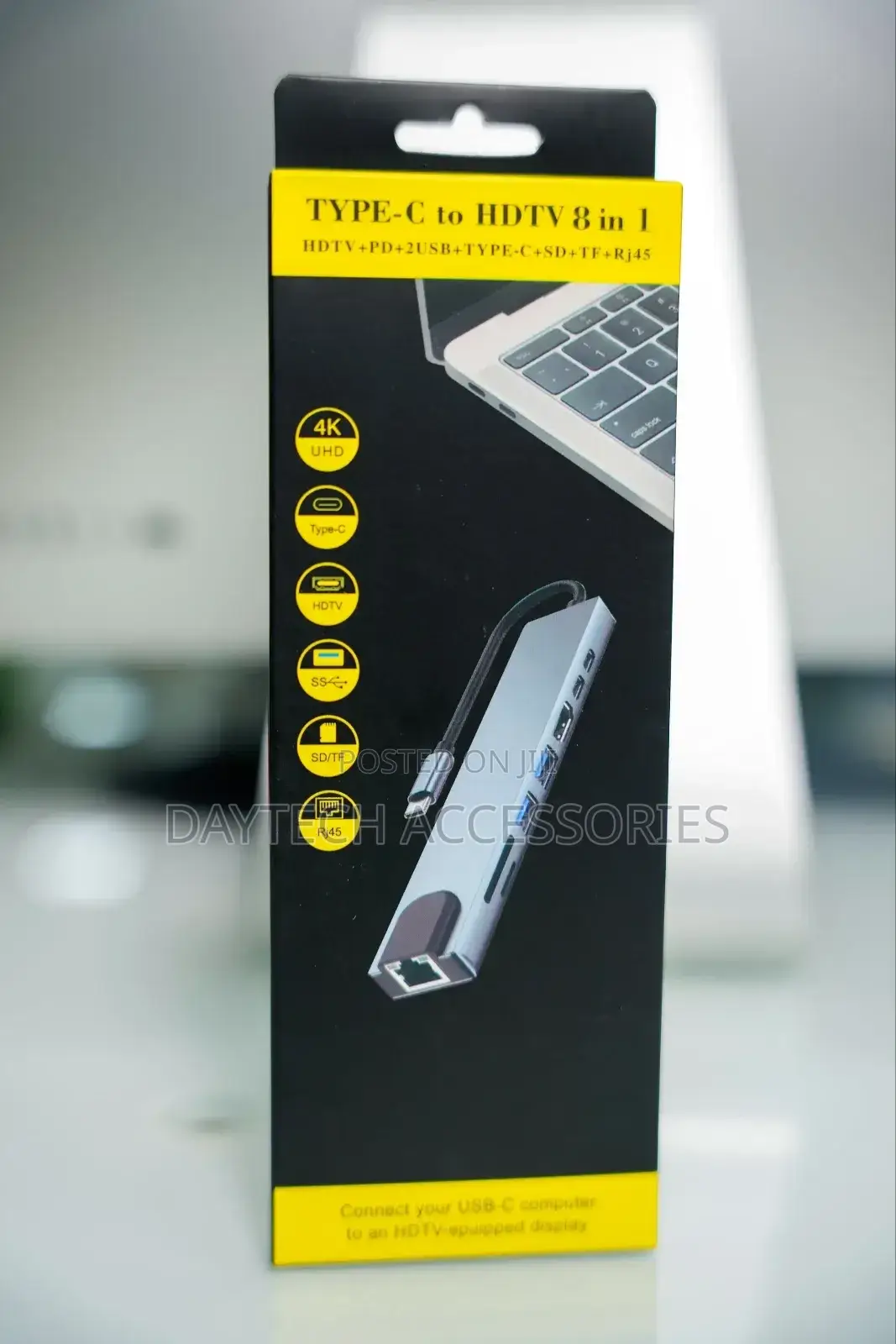 8-in-1 Type-C to HDTV Adapter, a Versatile Hub