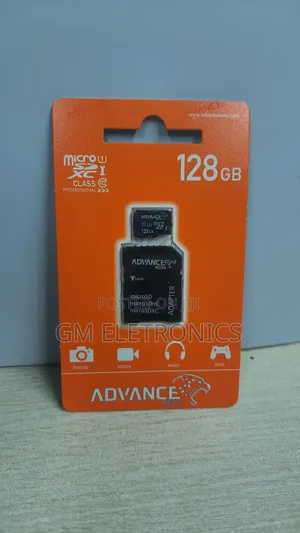 Original 128gb Phone Memory Card + Adapter- Universal.