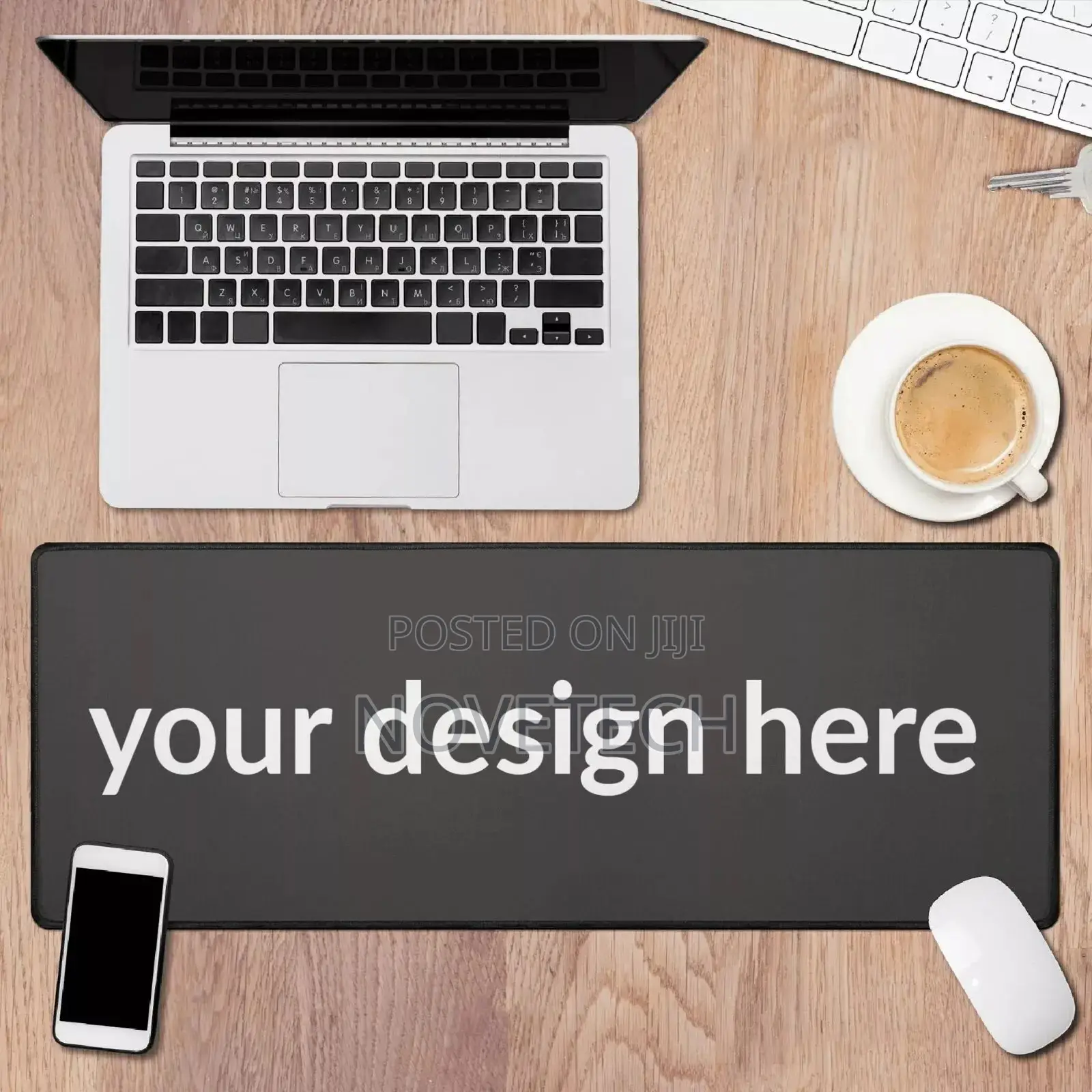Gaming Mouse Pad, Gaming or Office Mat With Non-Slip Base
