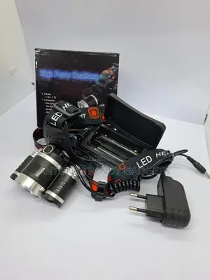 T6 Led Rechargeable Headlamp – 4 Modes + Battery Case