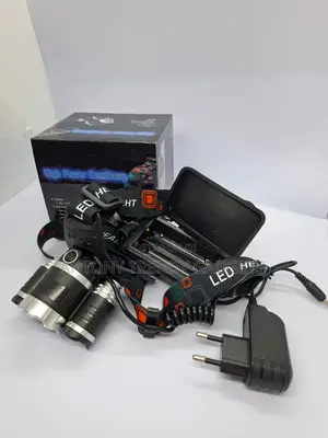 High Power Zoom Headlamp – 3 Leds + 2x18650 Battery Use