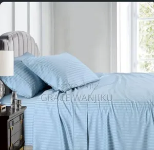 Stripped Cotton Bedsheets