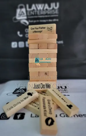 Couple Jenga Blocks