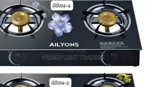 Table Top Cooker (Ailyons) 2 Butner Glass Top- Gs014-4
