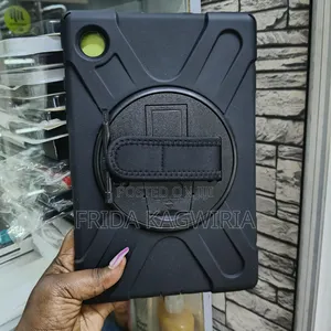 Samsung Galaxy Tab A9+ Black Rugged Shockproof Back Cover
