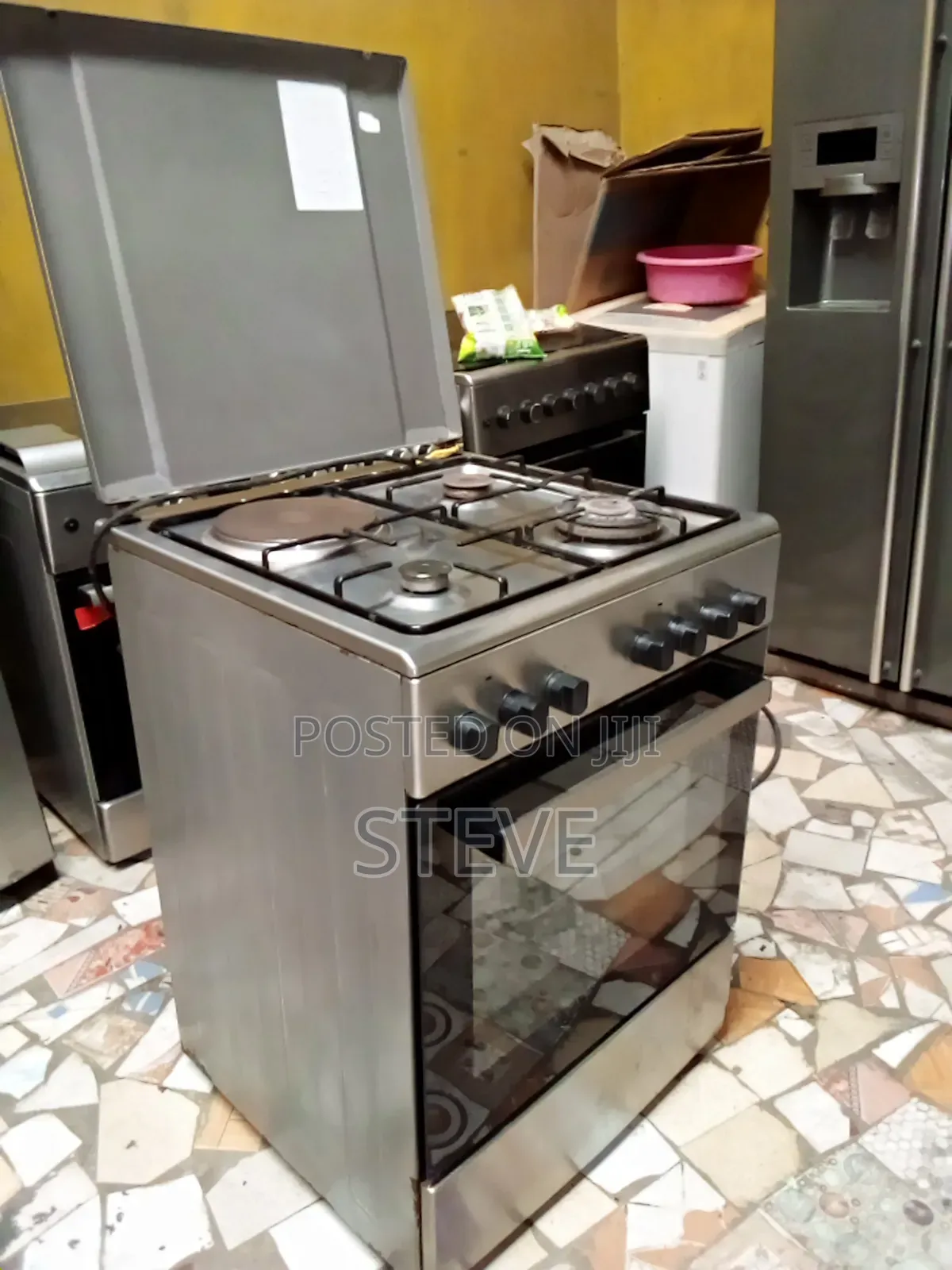 Von Hotpoint 3+1, Elec Baking Oven 60x60 Staainless Steel