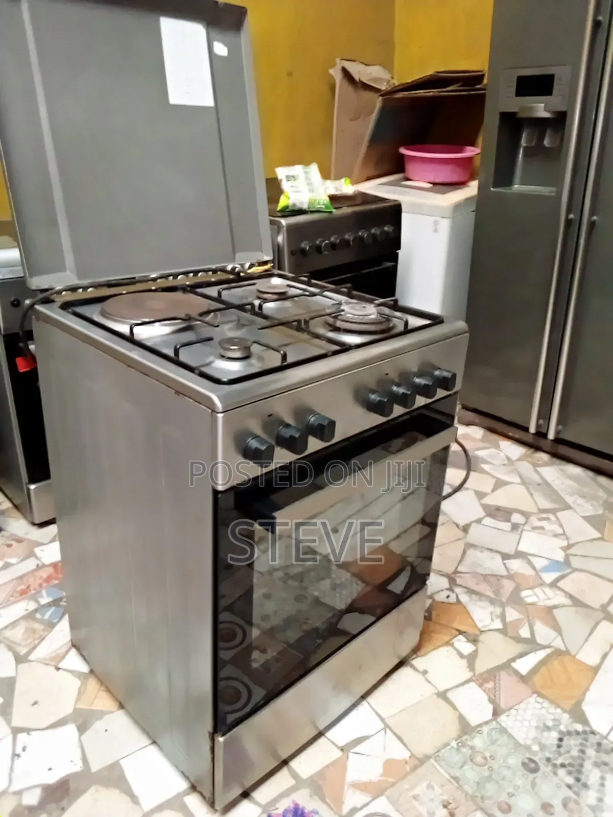 Von Hotpoint 3+1, Elec Baking Oven 60x60 Staainless Steel
