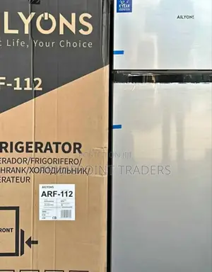 Refregirator Ailyons 115litres, Dual Door(Silver)