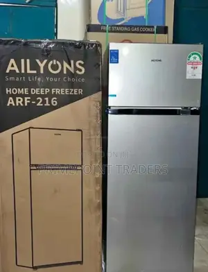 Refregirator Ailyons 216l, Double Door CFC Free