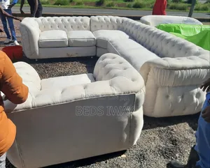 White 7seater Couch