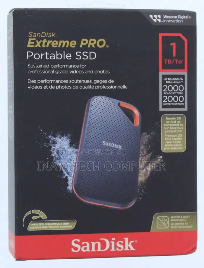 Sandisk E81 Extreme Pro Portable External Ssd V2 1tb