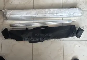 New Aluminum 4 Piece Roll Up Banner Stand