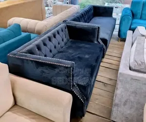 Dark Blue Sofaset