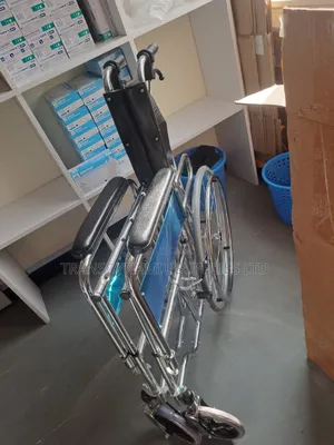 Foldable Wheelchair With Commode