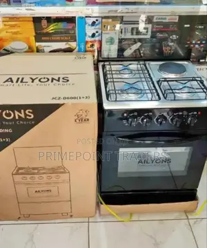 Free Standing Cooker 60*60 Ailyons, 3+1; Durable Stainless