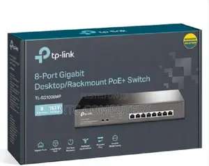 Tp-Link Tl-Sg1008mp 8-Port Gigabit Desktop/Rackmount Switch