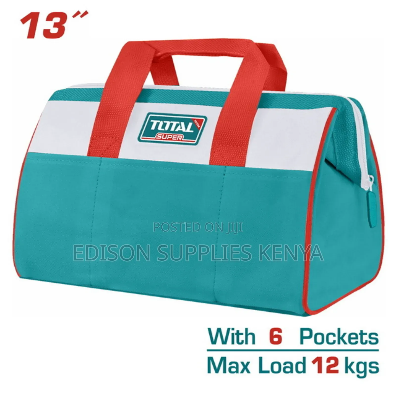 Total Tool Bag 13" Inch Storage Tools Bag Pro Tool Box