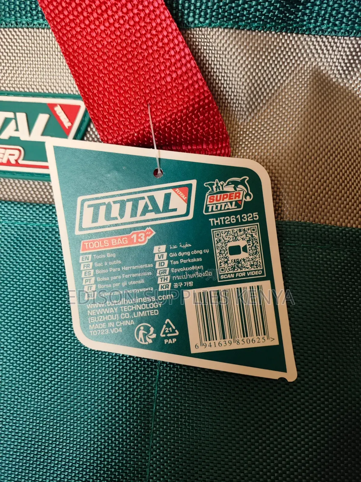 Total Tool Bag 13" Inch Storage Tools Bag Pro Tool Box