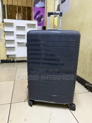 Grey Extra Large Rubber Suitcase Xl Size 30kgs Capacity