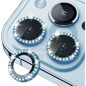 Camera Tempered Glass With iPhone 12 Pro Diamond Blue