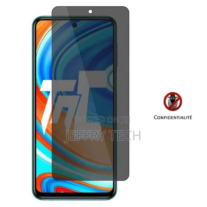 Ceramic Poco X3 Pro Smoked Ceramic Anti-Spy Screen Protector