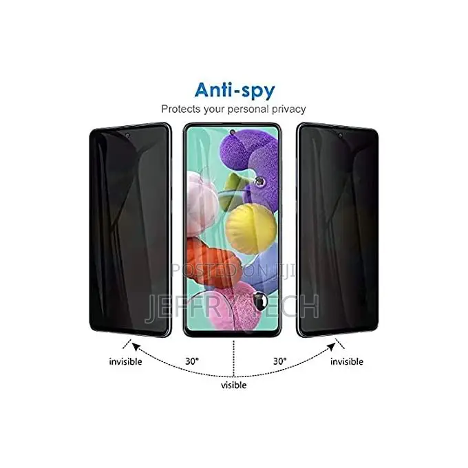 Ceramic Poco X3 Pro Smoked Ceramic Anti-Spy Screen Protector
