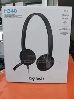 Logitech Wired Headset H340 Usb Headphones With Microphone