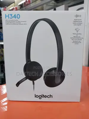 Logitech Wired Headset H340 Usb Headphones With Microphone
