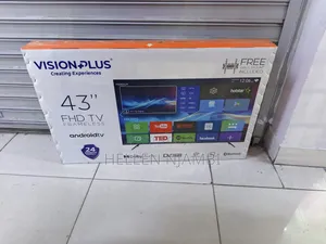 Vision Plus 43inch FHD Android Tv Free Wall Mount