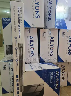 Subwoofer Speaker System 2.1ch, Ailyons, Sb801k; Brand New