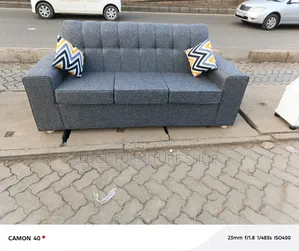 Grey Three Seater Available at Edge Furniture Shop