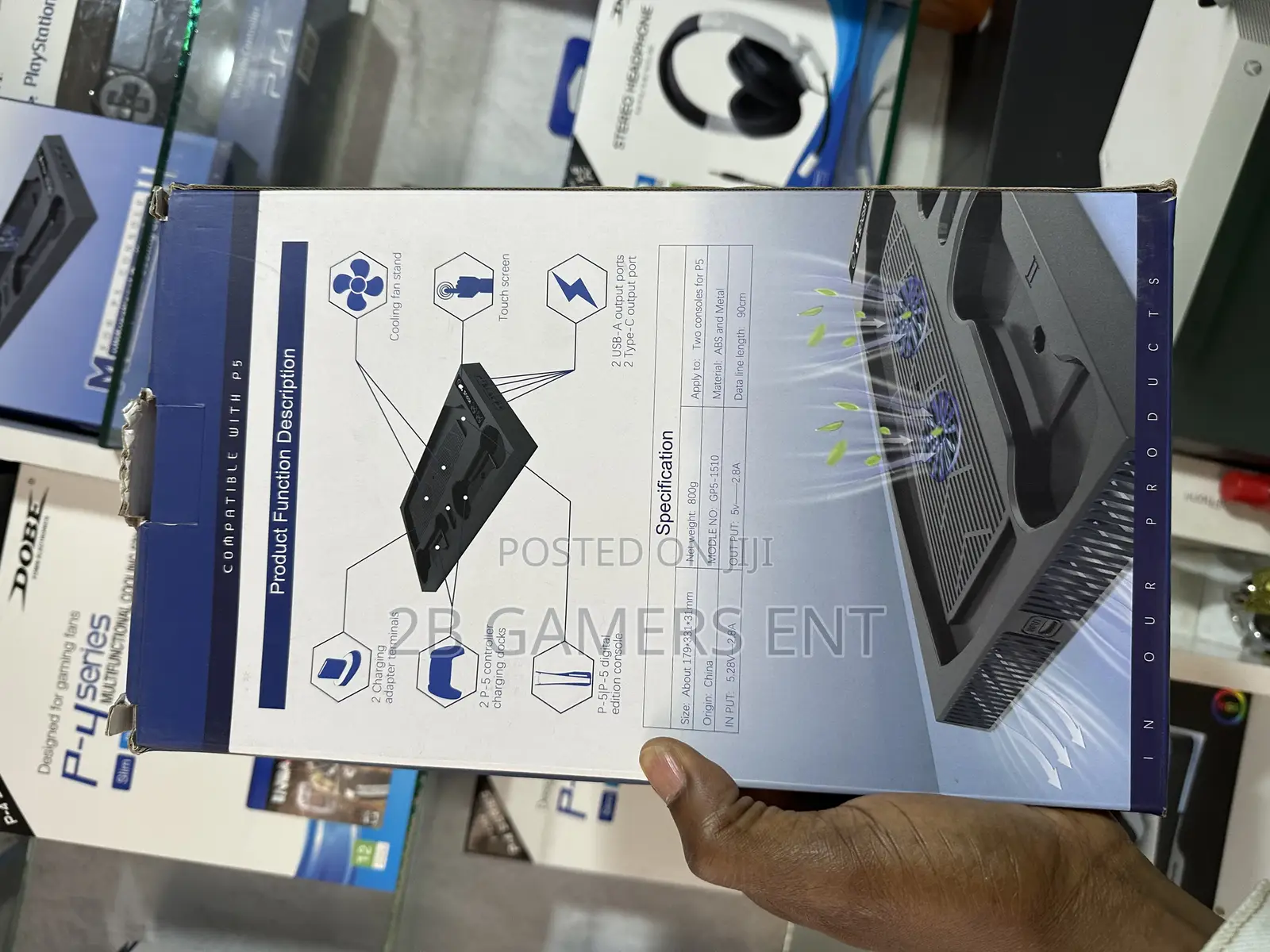 Ps5 Standard Cooling Dock(Stand)
